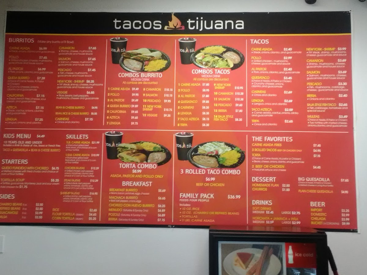 Tacos Tijuana Mexican Grill Menu - Image 5